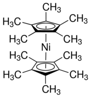 Bis(pentamethylcyclopentadienyl)nickel Chemical Structure